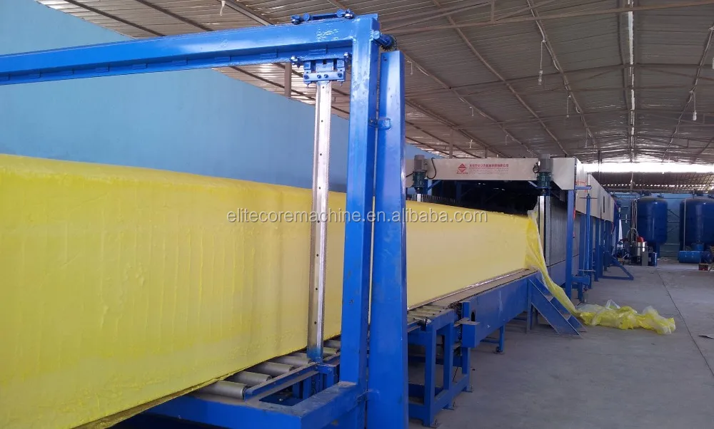 ECMT-100 PLC large output produce line Continuous Foaming Machine/latex foam machine