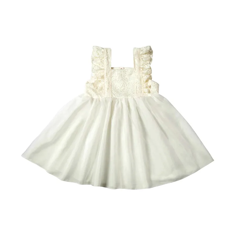 Custom Newborn Birthday Party Boutique Apparel for 0 1 2 3 Months European Baby Girl Small Size Dresses