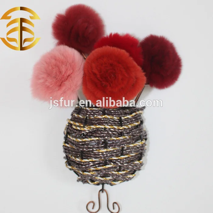 2015 новые продукты прекрасный кролика шары мех декорации для ну вечеринку