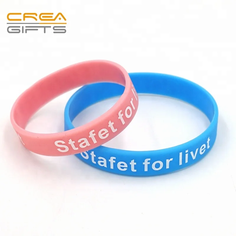 2024 Newest Custom Blank Event Imprinted Silicone Wristband For Promotion Bracelets Gifts