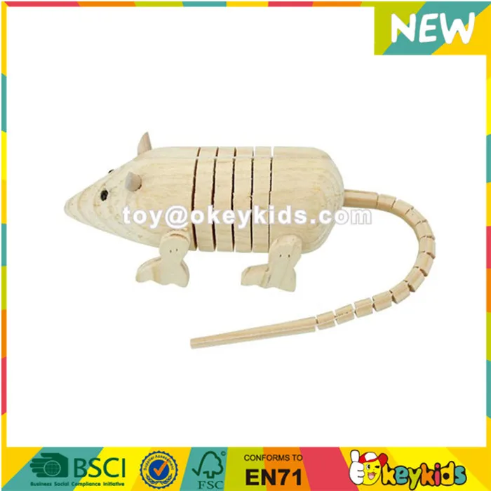 Wholesale kids best choice wooden lizard toy most popular wooden lizard toy W03A030
