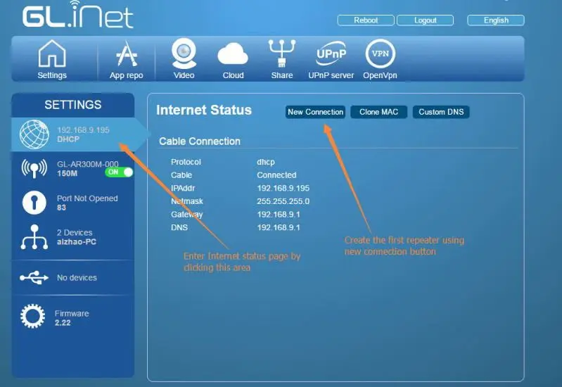GL-MT300N Горячий Продавать 300 Мбит Openwrt Открытый Wi-Fi Точки Доступа
