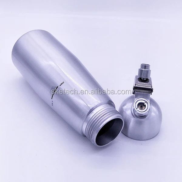 500 мл алюминиевый рыхлитель для крема с 3 насадками из нержавеющей стали кнут диспенсер мороженого