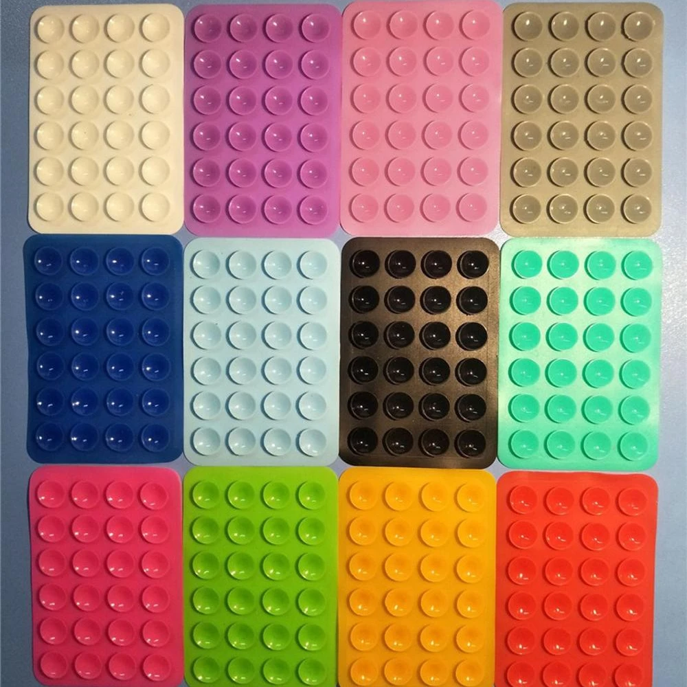 
Silicone Sucker Anti-slip Suction Mobile Phone Holder Silicone Cup Mat 