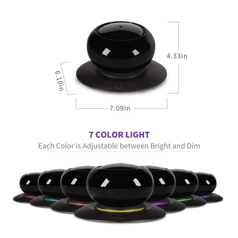Air Perfume Scented Remote Controlled Ultrasonic Wholesale Music Essential Oil Humidifier Aroma Diffuser Ceramic With Remote