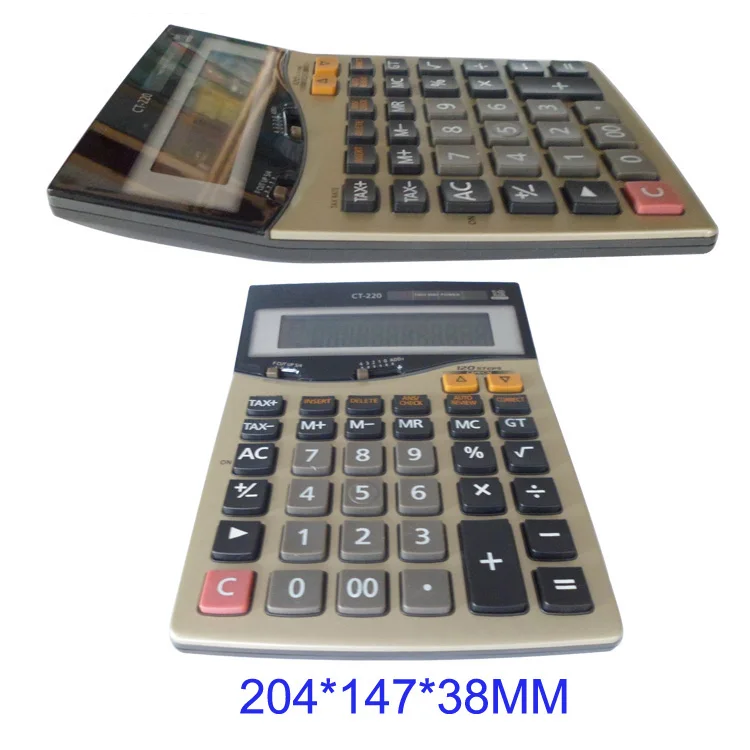 Jumbo electronic calculator with TAX function, accountant electronic calculator