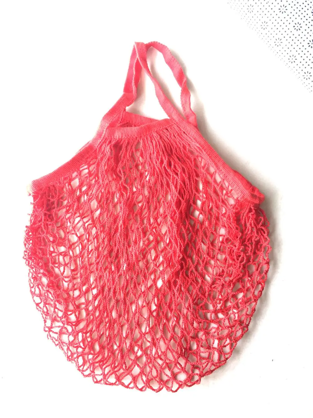 Многоразовая Складная хлопчатобумажная Сетчатая Сумка для покупок