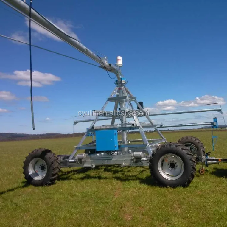 Lateral Move Four Wheel Linear and Rotating Irrigation System of Agriculture Machinery Equipment From China