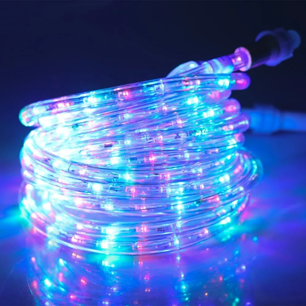 50M 100M Per Roll LED Strip Light Waterproof IP65 Outdoor 110V 220V LED Rope Light