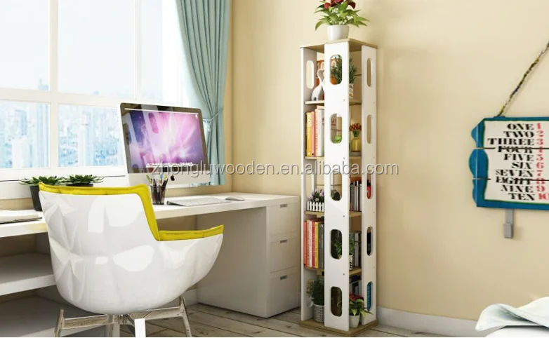 cao county 2017 Hot sales A-1702 Revolving Media Tower walnut wooden revolving bookstand