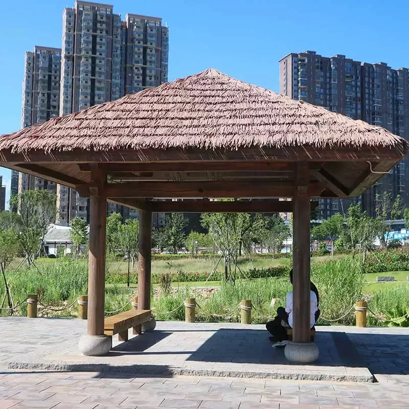 Synthetic palm cover leaf umbrella