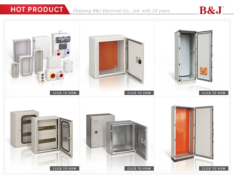 B&J Customized Waterproof Electrical Stainless Steel Enclosure Distribution Switchboard