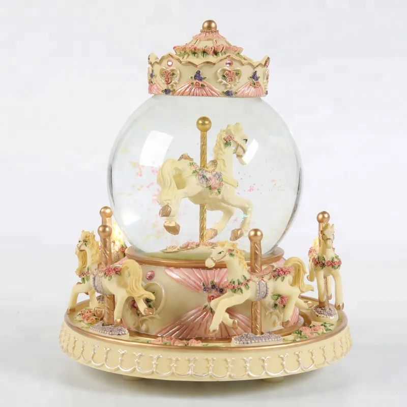 Wholesale tourist souvenir gift merry-go-round music box