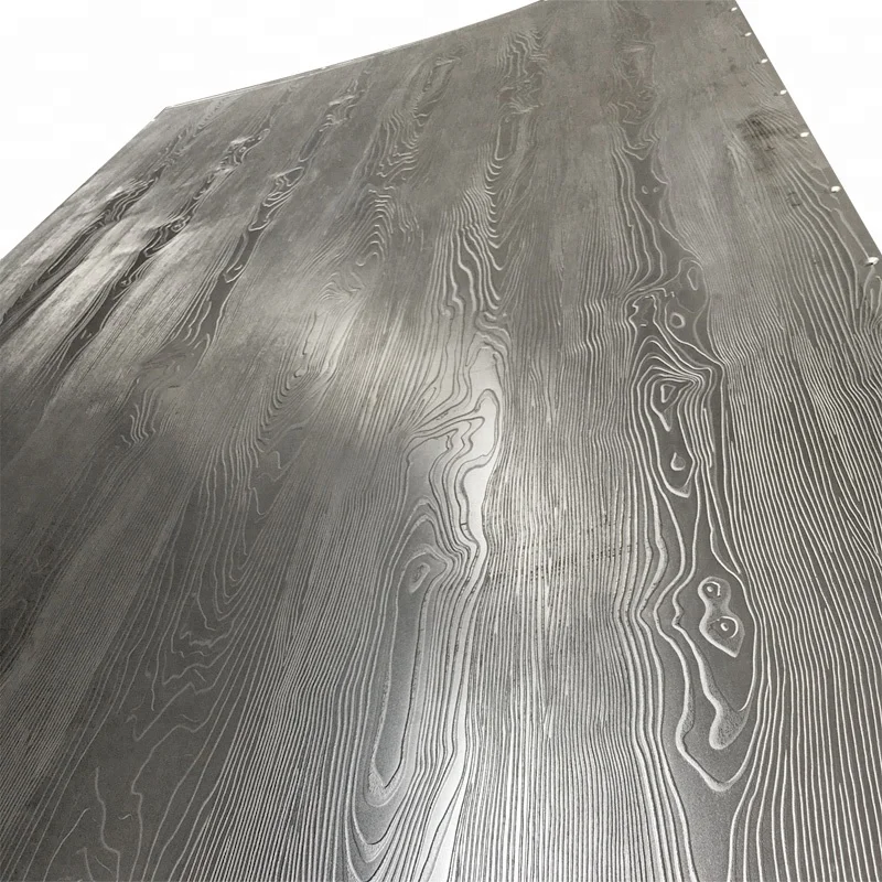 
6mm Stainless steel patterned hot press plate 