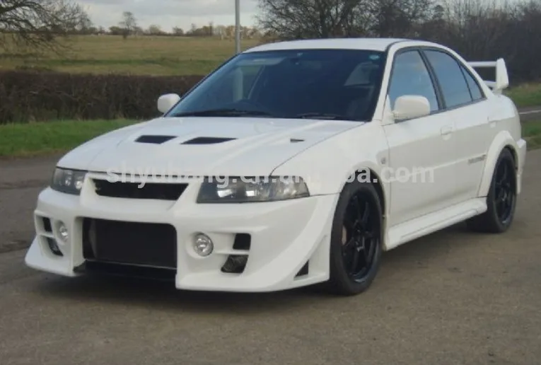 Car Accessories FRP Fiber Glass Bodykit For Lancer Evolution Evo 6 DAMD Style Front Bumper
