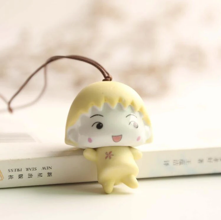 
2017 decorative crafts cartoon character shape ceramic wind chimes 