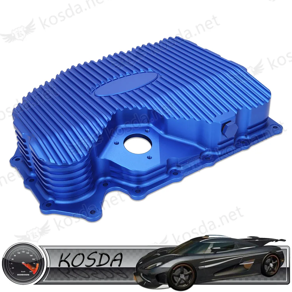 Новый авто части Blue алюминиевый масляный поддон двигателя масляный поддон для гольфа 6 7 GTI/S3 Q3 A3