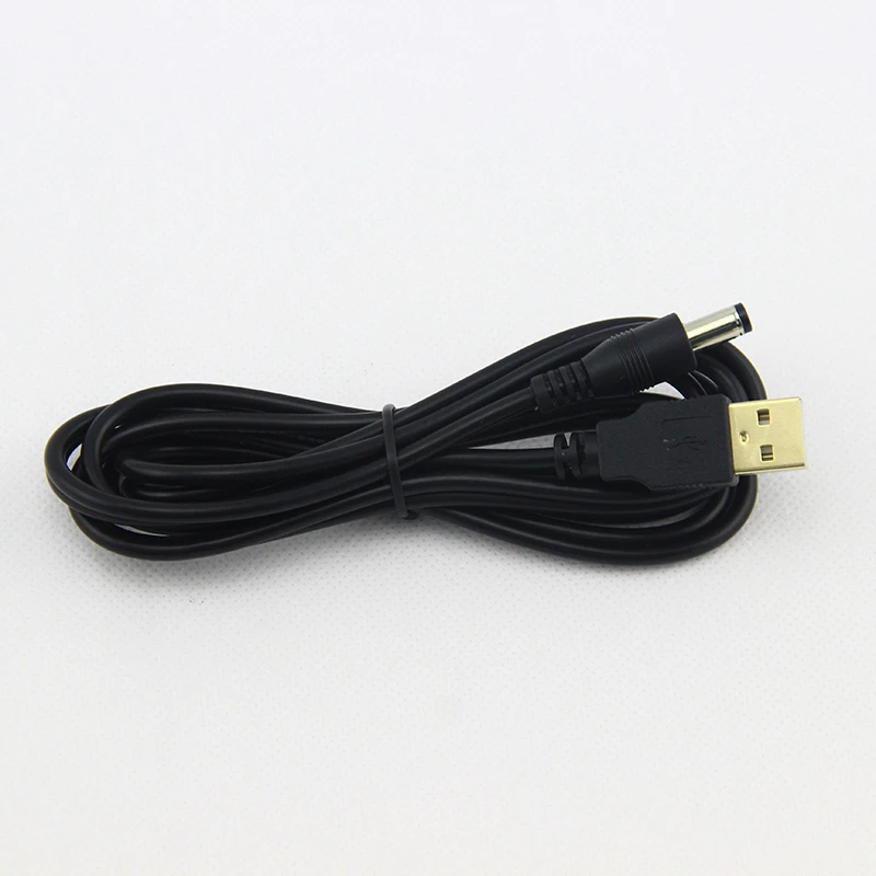Двухпроводной USB-кабель с разъемом постоянного тока для зарядного