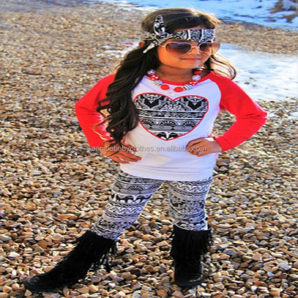 
wholesale western children mouse embroidered girls boutique clothing 