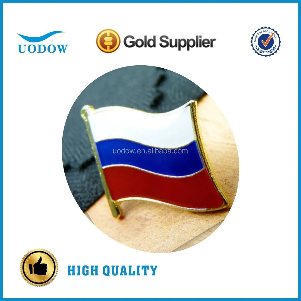 Italian flag lapel pin Country Flag gold plating Enamel Pins