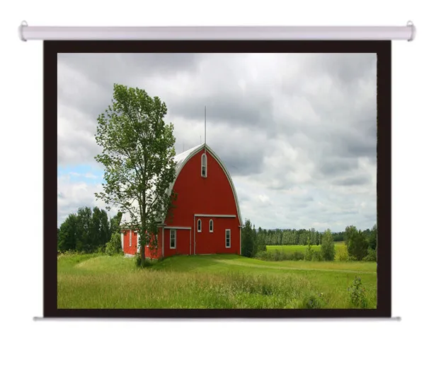 Manual Pull Down Projection Screen Wall Projector Screen