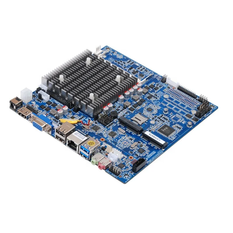 
ITX-J1900T2C Intel baytrail Quad core fanless J1900 embedded Mini Itx Motherboard with DC12V sim card slot lvds 