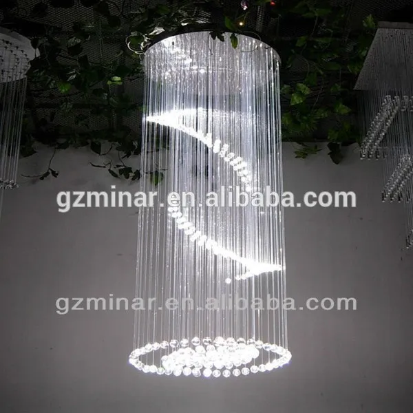 1.2 м 150 Вт из светодиодов оптическое волокно акриловые искусства деко освещение люстра