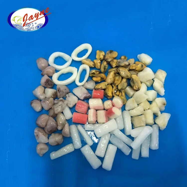 Hot sale high quality delicious frozen seafood mix in fish