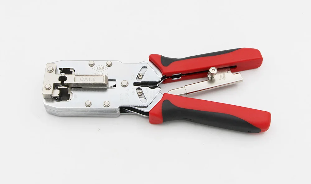 RJ45/RJ11 Modular crimping tool AMP Cat6 RJ45 RJ11 Crimper Stripper Cutter LS-2810R