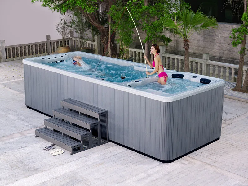 Dual zone swim spa hot tub pool JCS-SS1