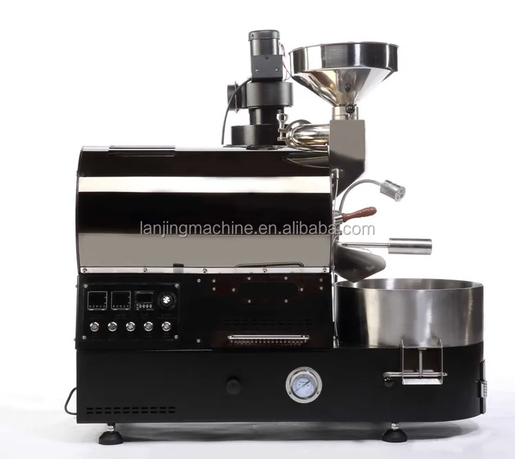 
1 kg capacity 220v 4800w manual coffee roaster with chaff collector and cooling pan/ roaster coffee machine for sale 