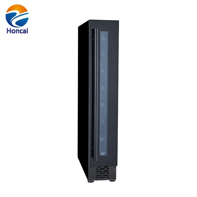 7 bottles single zone compressor cooling built-in wine cooler/cellar