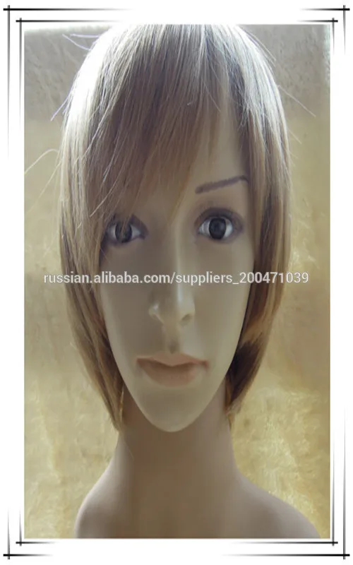 2014 новые косплей парики, Моноволокно материал, короткий боб парик