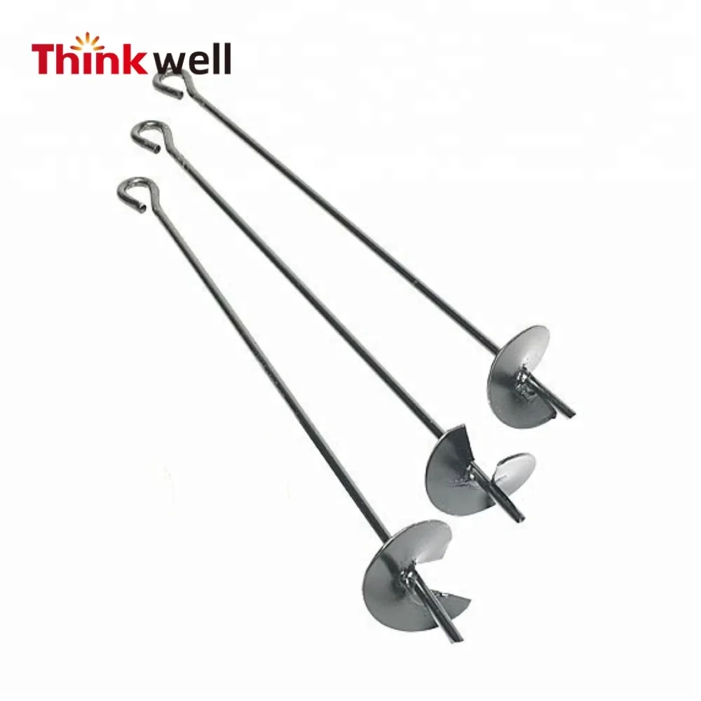 Anchor Supplier Galvanized Steel No Wrench Earth Screw Helix Anchor