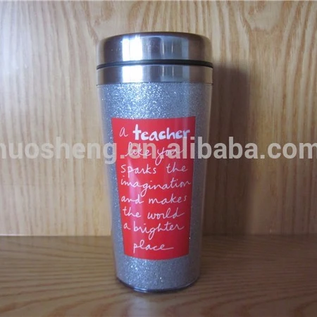 Ss путешествия кофе подарок стакан с блестящие вставки