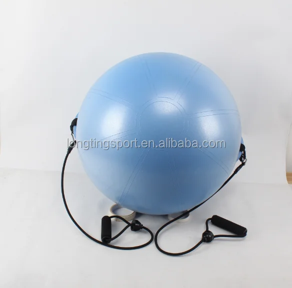 Популярный противоударный мяч для упражнений на заказ с веревкой, набор мячей для йоги и спортзала