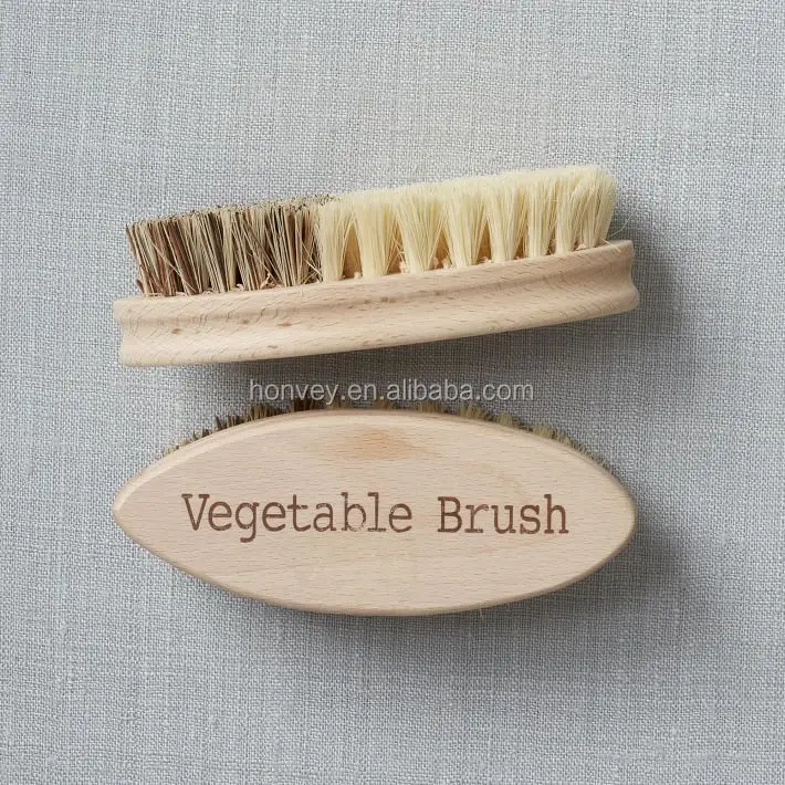 
5-1/4 Inch Hard and Soft Side Kitchen Cleaning Vegetable Brush 