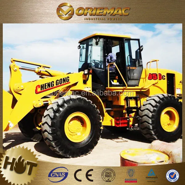 Mauritania sale 5 ton shovel loader with Shang chai engine CHENGGONG CG956C