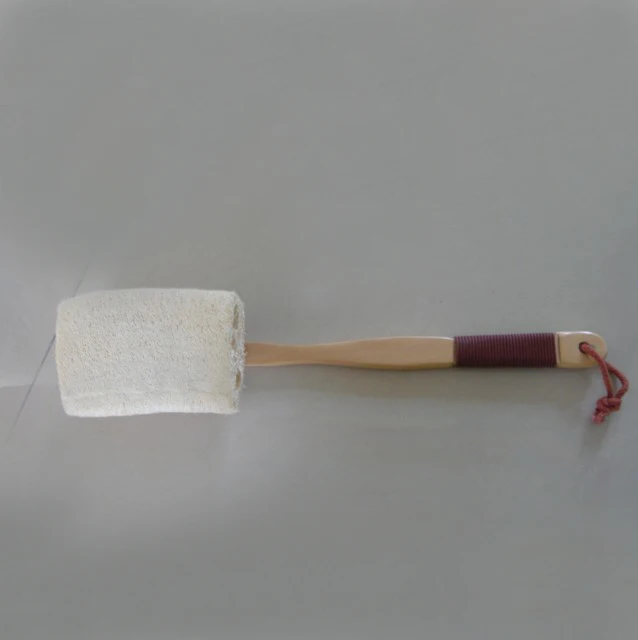 
Wooden brush tampico bristle vegan exfoliating body brush 