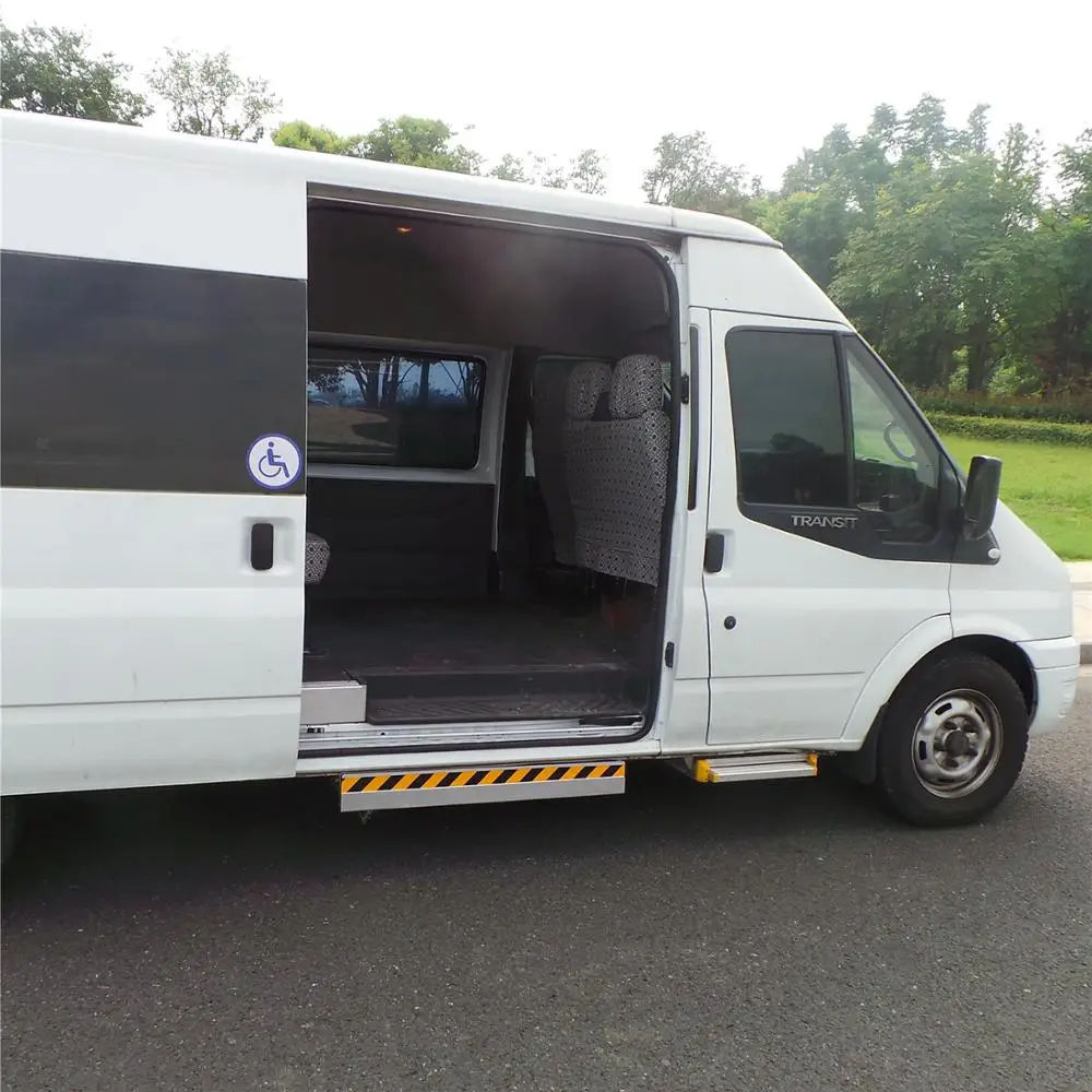 Electric Hydraulic Patient Transfer Wheelchair Platform Lift for Car Van Minivan Truck Disabled Handicapped people 300kg Capaci