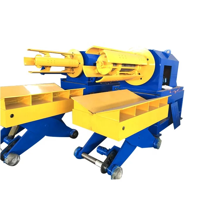 5 ton automatic steel roof panel coil hydraulic decoiler machine