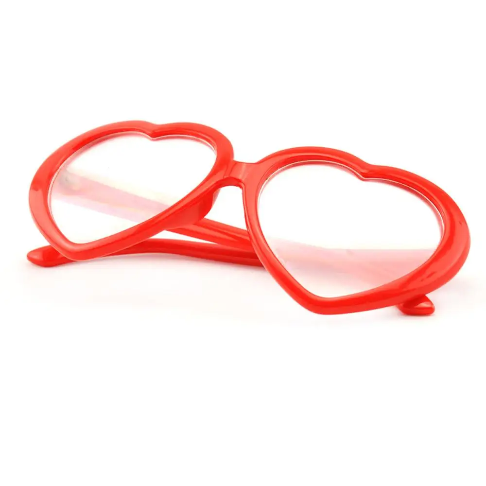 Love Lens Heart Diffraction Prism Fireworks Rave Gratings Refractive Glasses Plastic