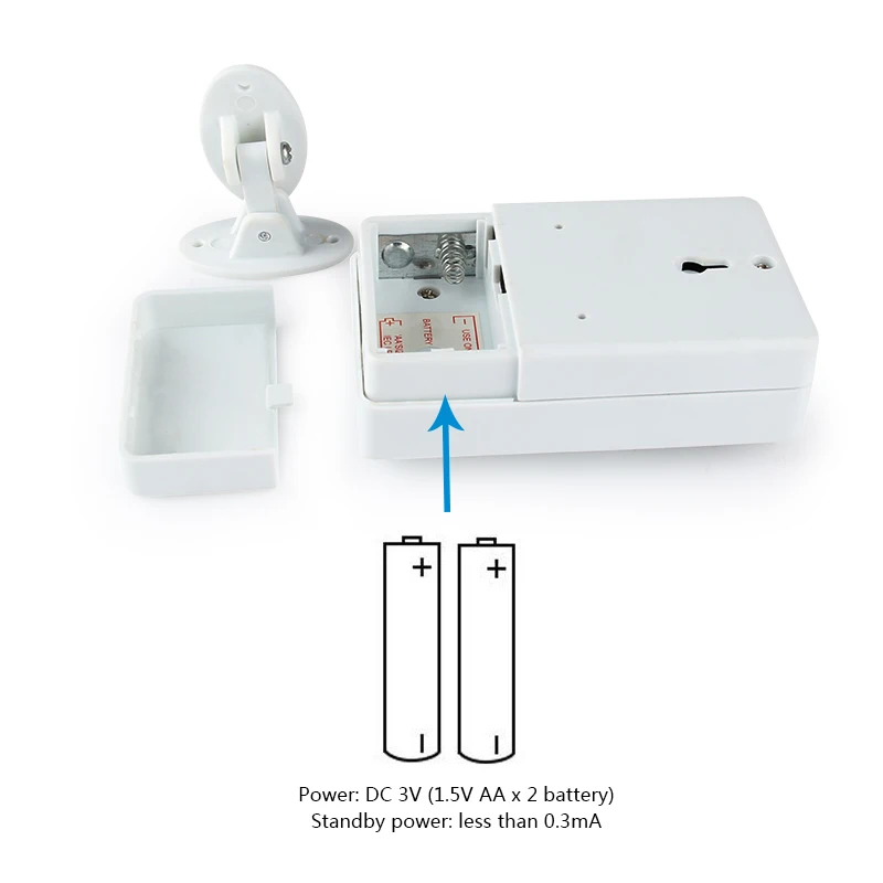 Home security alarm system motion sensor alarm entry door bell