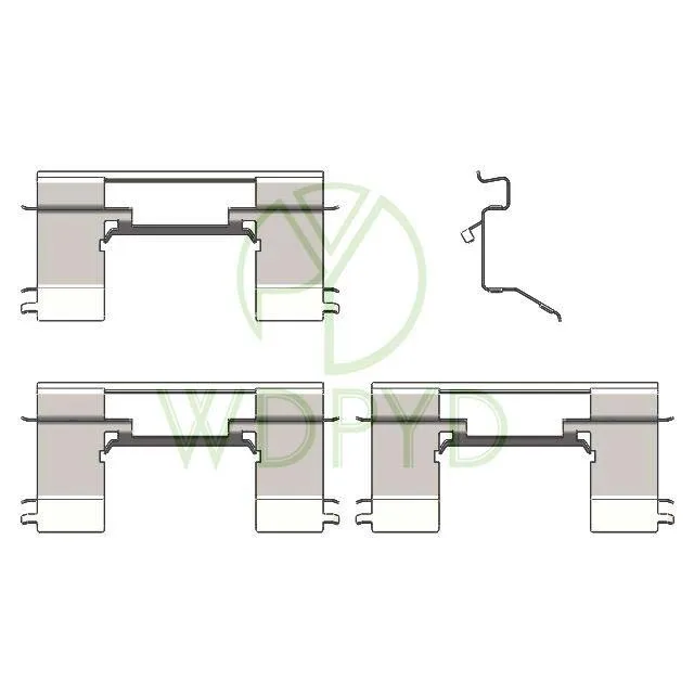 Комплект аксессуаров для тормозной колодки FORD CROWN VICTORIA для CHRYSLER PACIFICA для LINCOLN TOWN D931 H931 5681 BX3635940