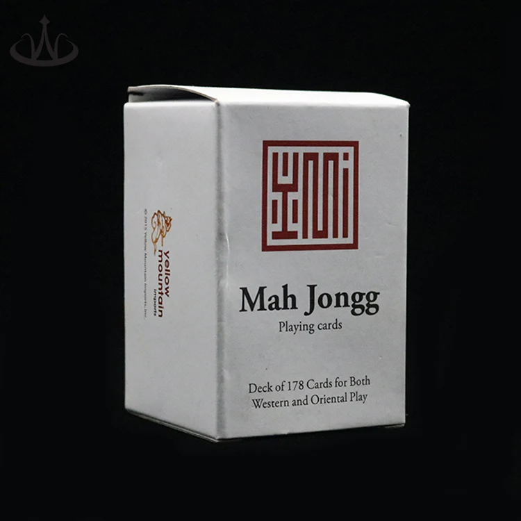 HOT SALE Mahjong Games Plastic Playing Card PVC Poker Card plastic material