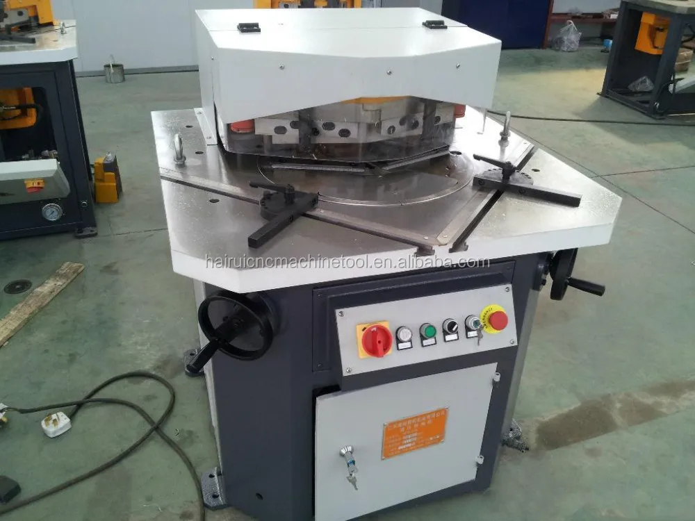 
New Condition And Optional Type Q28Y 6X220mm 30 to 145 Degree Adjustable Corner Notching Machine 