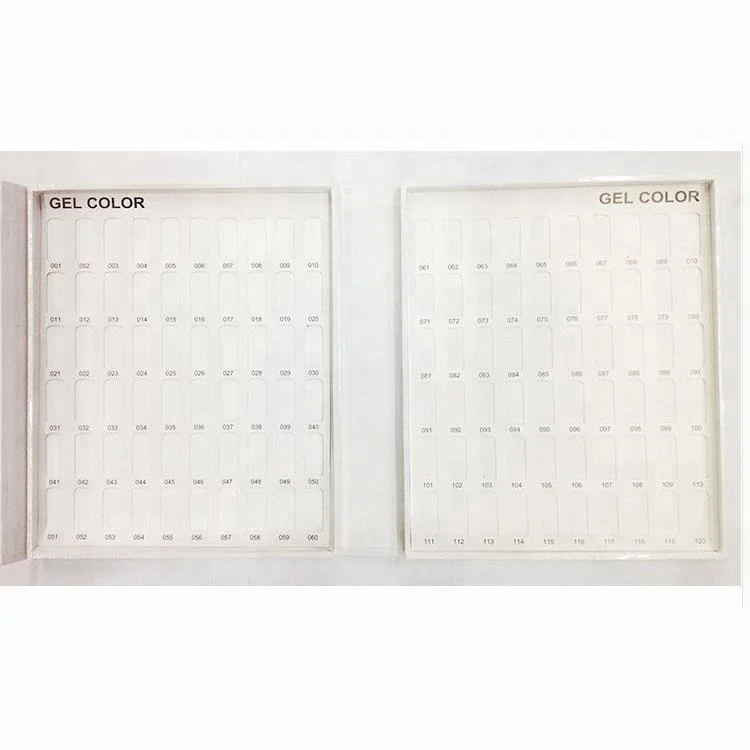 120/216 / 308 Gel Polish Colors Swatch Book For Nail Art Salon Color Chart Nail Gel Polish Display Book