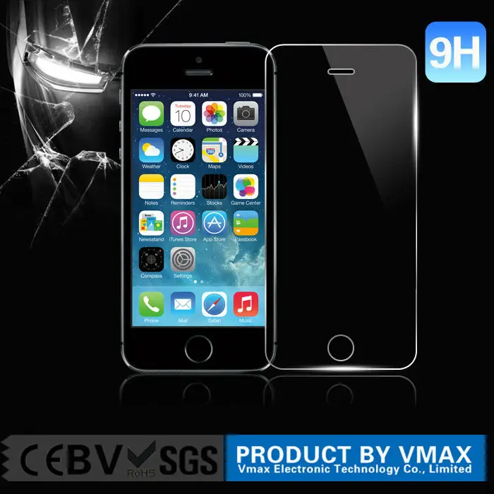 цена по прейскуранту завода!! 9h закаленное стекло протектор экрана для iphone5