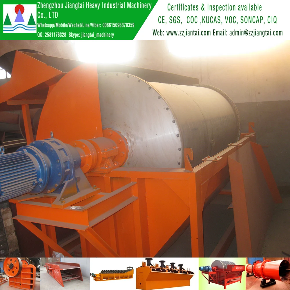 high recovery rate gauss black gold iron magnetic separator from slag