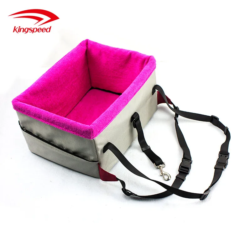 Comfortable Warm Fleece Padded Pet Dog Car Seat Booster Car Seat